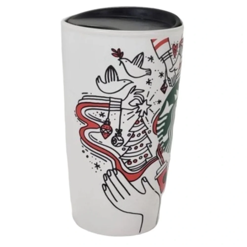 STARBUCKS CERAMIC 2017 HOLIDAY TUMBLER